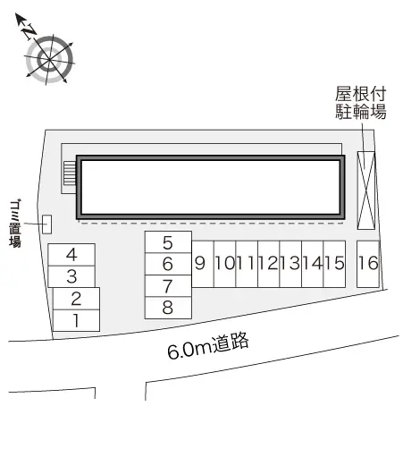 ★手数料０円★彦根市小泉町　月極駐車場（LP）